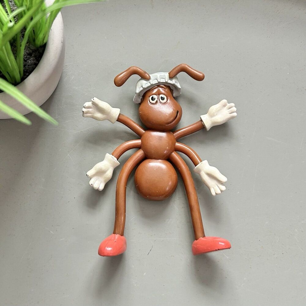 Vintage Heinz Ketchup‎ Promotional 4" Bendable Ant Figure 1988 Bendy